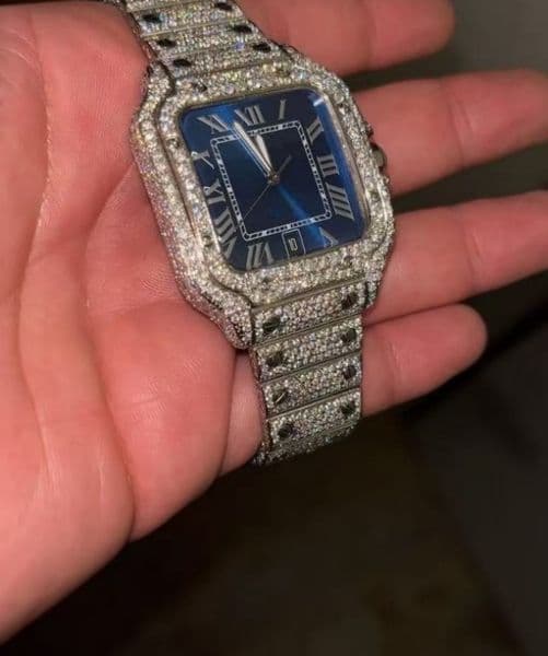 designer luxury mens moissanite watch women watches men iced out watch diamond montre mossanite watch Montre de luxe moissanite watch 1lili78