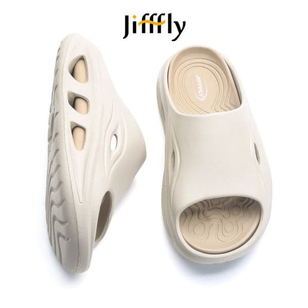 Jifffly free shipping 2026 Summer Hot Designer Slippers Non slip Thick Bottom Breathable Beach Sandals for Men