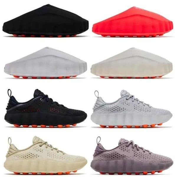 Mind 001 Mules Slides Slippers Sandals Shoes 002 Clog Black Red Light Bone Smoke Grey Rubber Men Women Summer Beach Flat