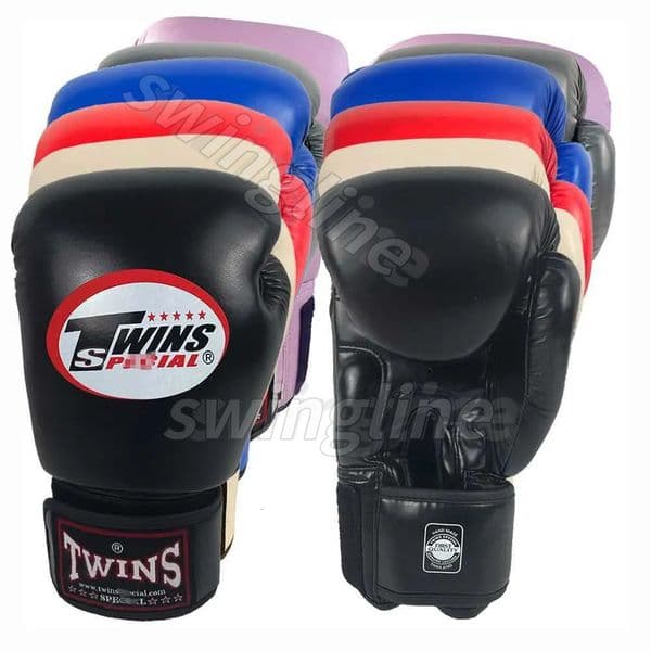 6 colors Twins 8OZ 10OZ 12OZ 14OZ 16OZ adult Kids PU leather Kick fighting kick punch Karate Muay Thai MMA Boxing Gloves W250623
