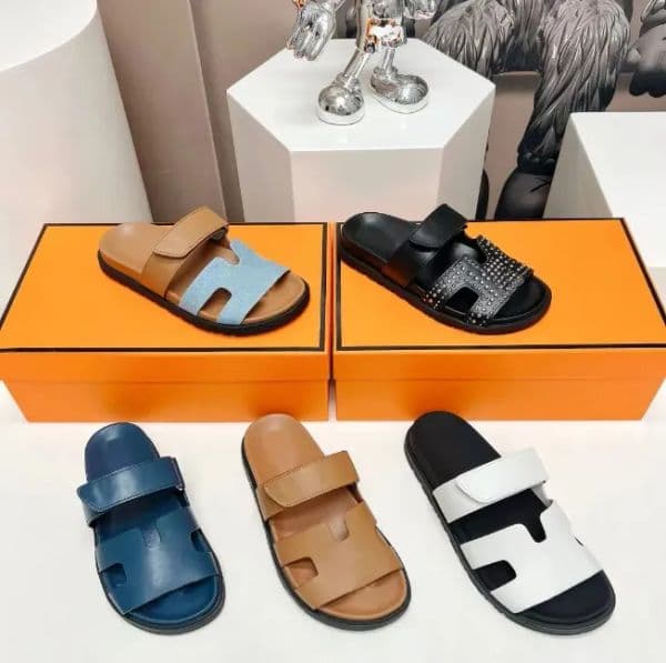Designer Shoes Chypre Sandals Luxury Men Women Second Uncle Slippers Fashion Flat Sandals Leather Plush Mules Casual slippers