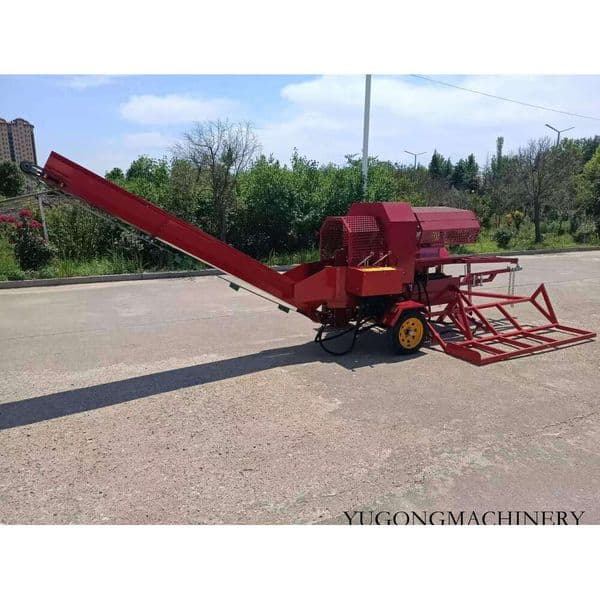 Rugged Gas Powered Wood Splitter 30 Ton Hydraulic Log Splitting Machine With Large Pneumatic Tires For Easy Movement Over Rough Ground
