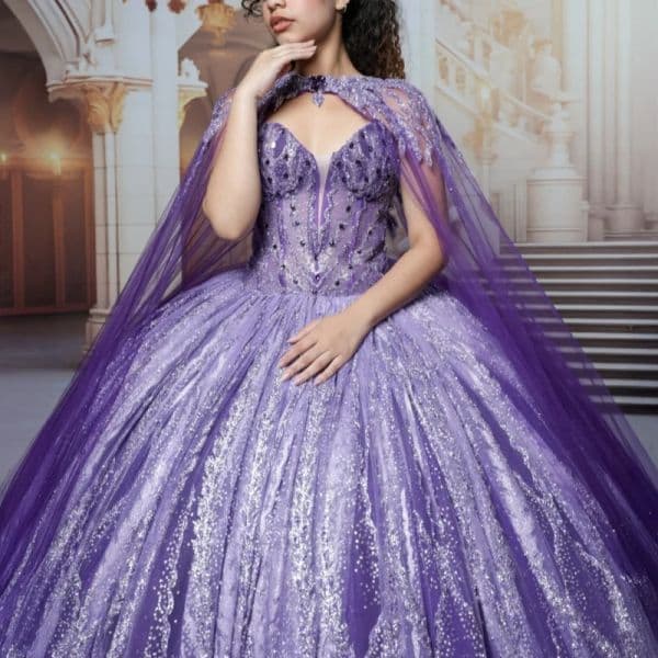 Shiny Purple Quinceanera Dresses Off the Shoulder Crystal Sequin Decal Layering Long tail Vestido De 15 Quinceanera Anos
