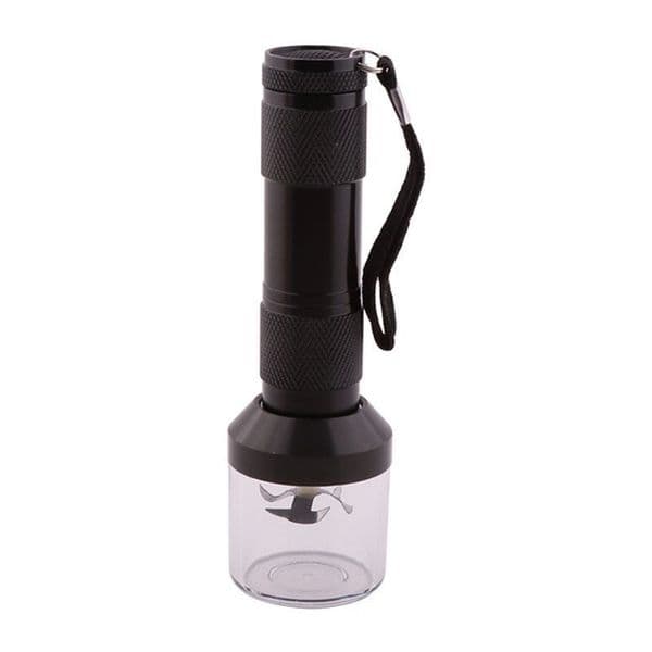 Aluminum Alloy Electric Tobacco Grinder Crusher Torch Shape Herb Smoke Grinders Pollen Cigarette Metal Handheld Chopper Cracker W0280