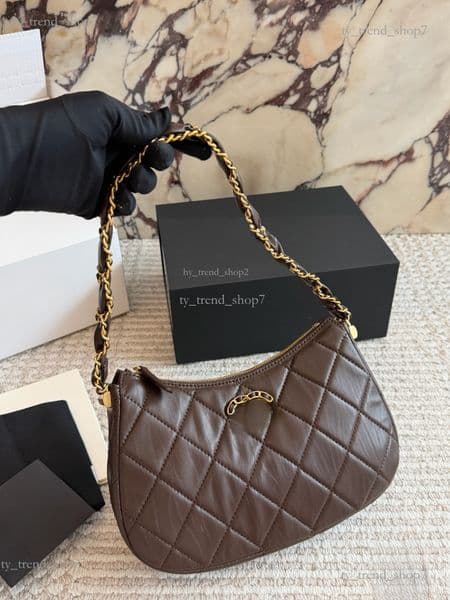 2026 New Arrivals Classic Mini Flap spatent leather 23k hobo Bag Designer Totes Tweed Quilted Bags Leather Gold Metal Hardware Matelasse Crossbody Shoulder e53