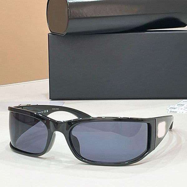 Designer modern style sports mask sunglasses summer fashion large frame glasses suitable for men women outdoor sports acetate material UV400 protection B0458
