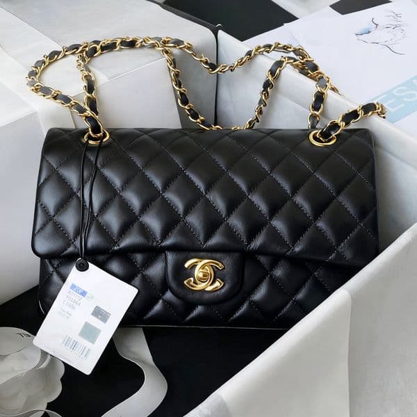 Luxury Shoulder Caviar Designer Handbag With Box Fashion Evening Bag Metallic Leather Chain Square Lattice Sheepskin Wallet 10A
