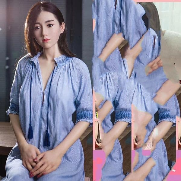Silicone solid doll female and male inflatable doll real version can be inserted into the whole body of adult sex products