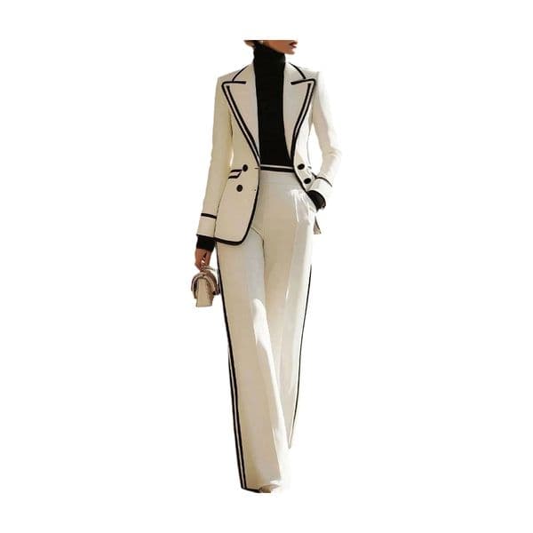 Women's Prom Dresses Suit Gowns Elegant Appliques Peaked Lapel Jacket Coat Pants For Female Satin 2 Pieces Suit Customized