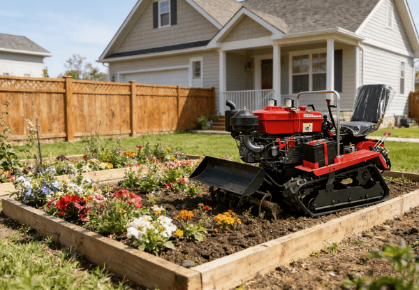 Hot Selling Plow Pose Rotary Tiller 25 HP Agriculture Light Rotary Tiller Crawler Amphibious Mini Rotary Tiller for Tilling