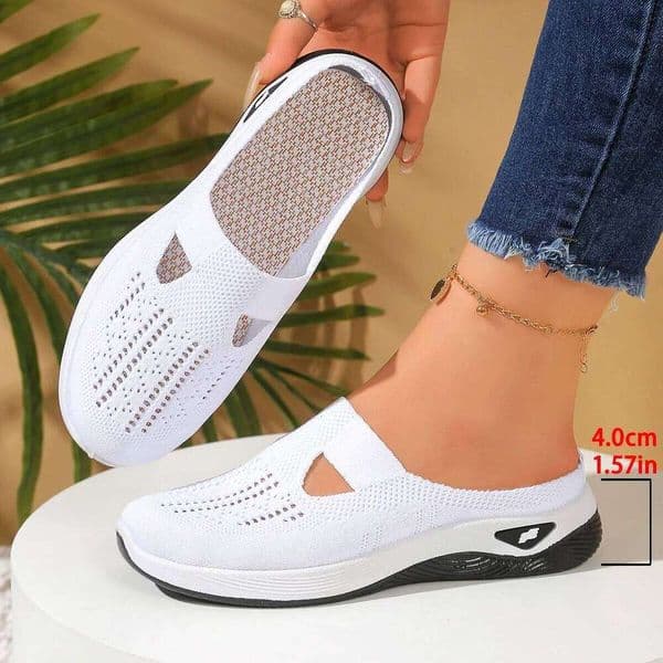 Women Convenient comfortable at home, one foot with a vent and half slipper women's summer free shippiing shoes