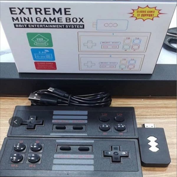 High Definition HD Wireless Home TV Game Console U-BOX U-Treasure 818 for NES Retro Dendy Console Portable Retro Gaming Stick