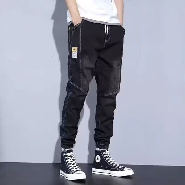 Men's Trendy Brand Jeans New Style Workwear Loose Fit Jogger Harem Versatile Stylish Casual Long Designer Pants Pants Plus Size