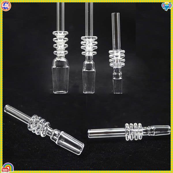 High quality Quartz Tip Nail Smoking Accessories 10mm 14mm 18mm Male for Mini Glass Collector Kits Straw Tube Tips