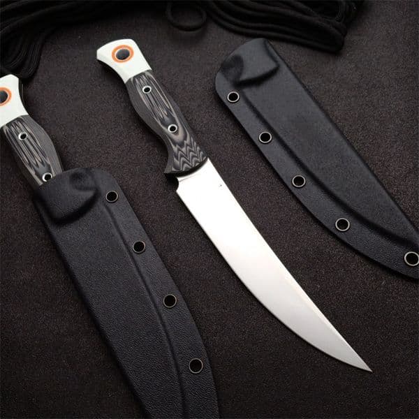 Outdoor G10 Handle 15500 Fixed Blade Knife S45VN Blade Camping Hunting Survival Tactical Knives