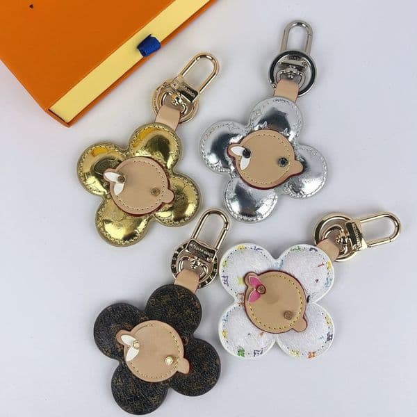 Designer Keychains Sunflower Keychain Bag Charms Pendant Accessories Lanyards Flower Car KeyRings Holiday Gifts