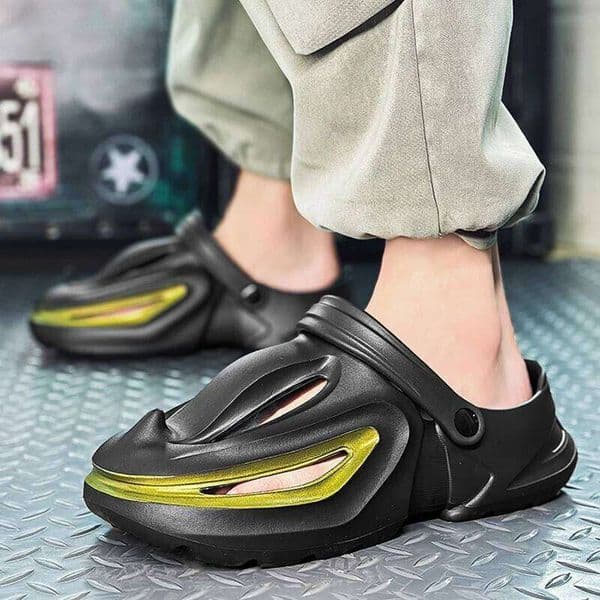 Smile Pop Casual Thick Sole Men's Sandals Summer Soft Non-slip Men Slippers Outdoor Fashion EVA Beach Shoes Increase Height