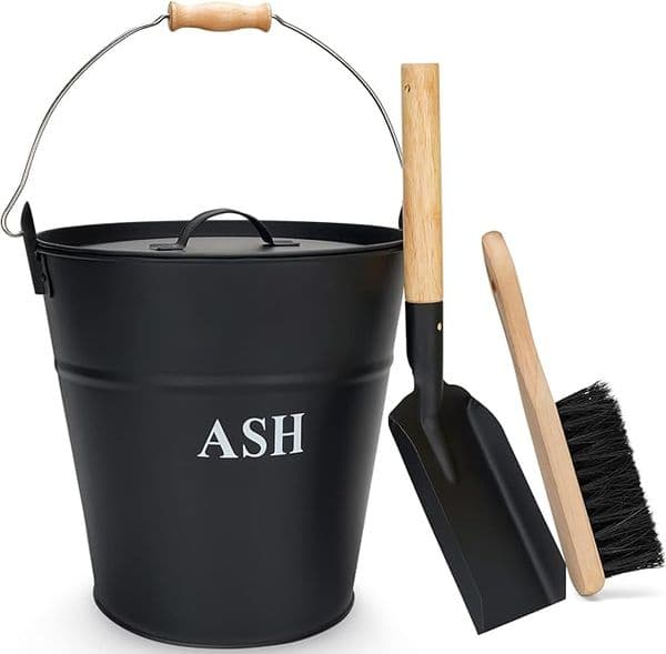 Wholesale Custom 3.5 Gallon Galvanized Metal Ash Bucket with Lid Durable Fireplace Ash Can for Wood Stoves Fire Pits Charcoal Grill Cleanup with Handle