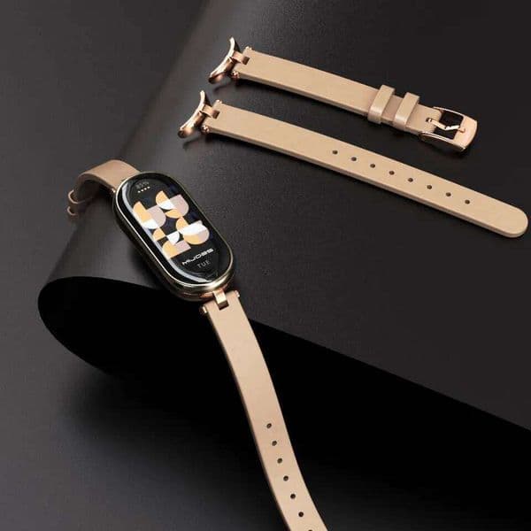 10 6 5 4 3 Watchband Xiao mi Smart 9 Strap for 8 Leather Wristband For Mi Band 7 Correa H260305