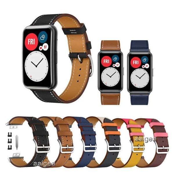 For Watch / Fit New Strap Leather Band Smartwatch Accessories wristband bracelet with tool H260305