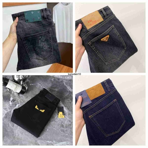 Men's Jeans Mens Jeans Designer Mens Retro Streetwear Pants Casual Luxury Jeans Customized Autumn and winter style jeans