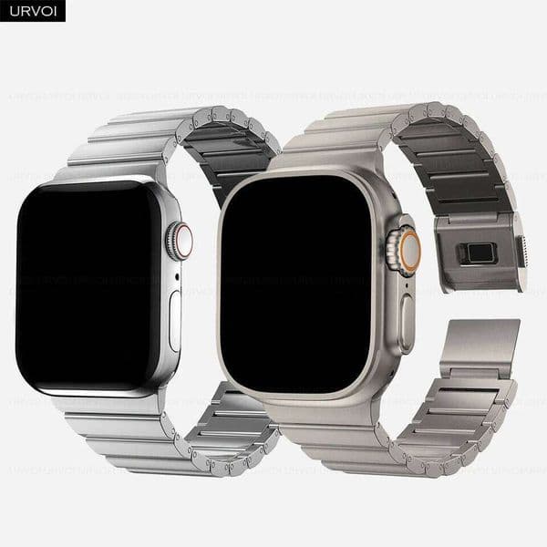 URVOI Titanium Band Watch Ultra 3 2 Series 11 10 9 8 7 6 SE strap for iWatch Magnet Closure wristband 46 49mm H260305