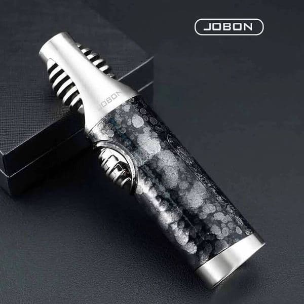 JOBON Blue Spray Gun Lighter With Adjustable Flame Size And Recirculating Gas Use
