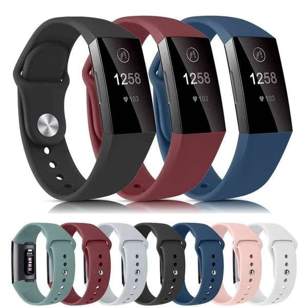 Silicone Bracelet Strap Watch Band Sports Wristband Watchband for 3 4 Charge SE Accessories H260305
