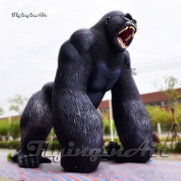 Wholesale Large Inflatable King Kong Model Giant Strong Black Gorilla Balloon For Park Decoration