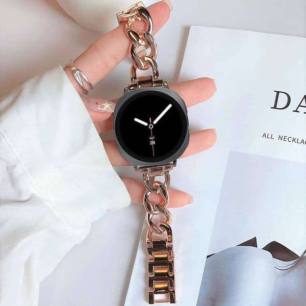 For Galaxy 8/8Classic Ultra Strap Chain Type Bracelet Wristband Watch 8 40MM 44mm 46MM 47MM Band Accessories H260305