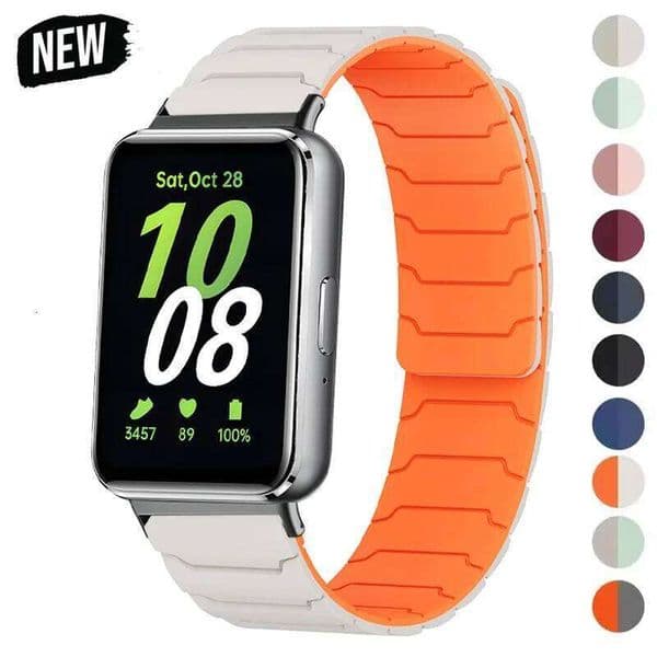 2025 Magnetic Strap Silicone Adjustable Watch Band For Galaxy Fit 3 Smart Bracelet Wristband H260305