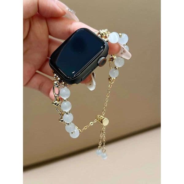 Fashion Excellent Beads Link Strap Watch Band For Women 38mm 40mm 41mm 42mm 44mm 45mm 46mm 49mm H260305
