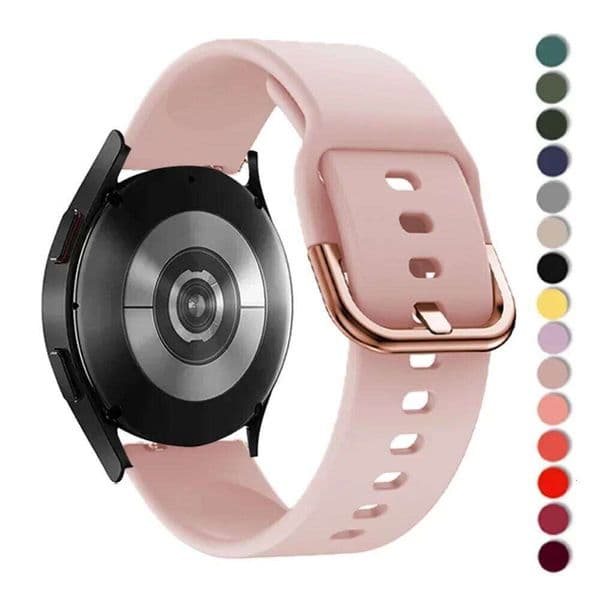 22mm 20mm Strap for Galaxy watch 5 pro 45mm Gear s3 Active silicone smartwatch braceletband amazfit GTS 4 2 GTR band H260305