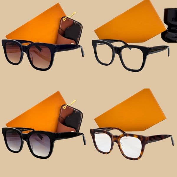 25ss New Women Optical Glasses Square Acetate Frame Reading Glasses Casual Style Outdoor Blue Light Lens Anti Radiation Glasses Z1525 zl490