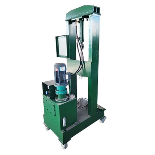 Vertical hydraulic extrusion machine LYJ-40, used for extrusion molding of chemical catalysts and adsorbents.