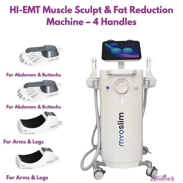 EMS Muscle Sculpting Machine Magnetic Body Sculpting Equipment HI EMT Muscle Training Device Body Contouring Beauty Salon Machine
