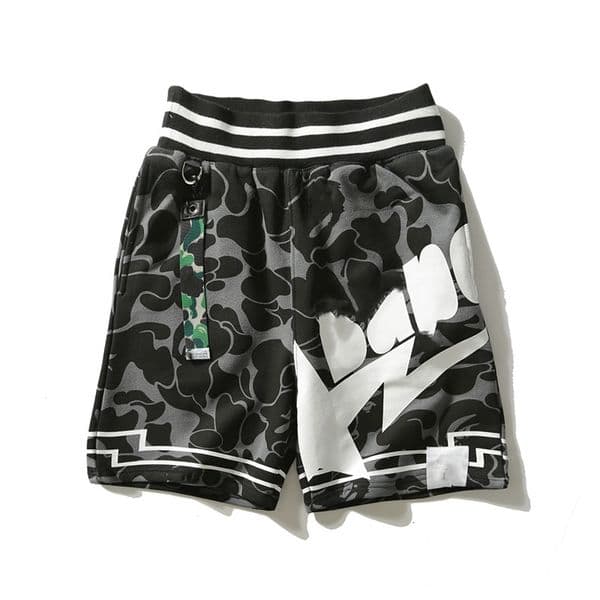 5AA men's T-shirt designer women's top short sleeved bapetshirts hoodie retro patterned shirt street wear bapeshorts luxury designer fashionable shark street shorts