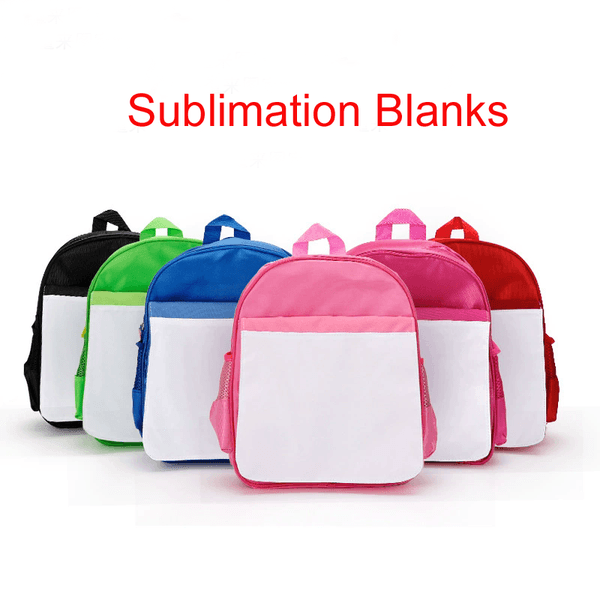 Sublimation Blank Storage Backpack Kindergarten Kid Toddler School Backpacks for Girls Boys adjustable strap design schoolbag Storage Bag Blanks