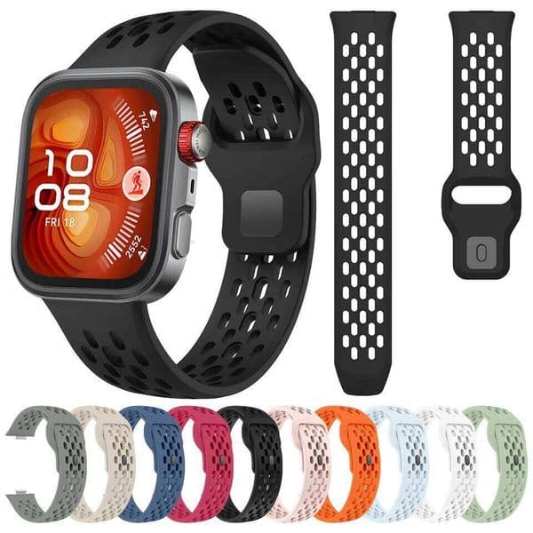Sport Breathable Silicone Strap For WATCH 4 Pro FIT4 / FIT 3 Wrist Band Bracelet Belt Accessories H260305