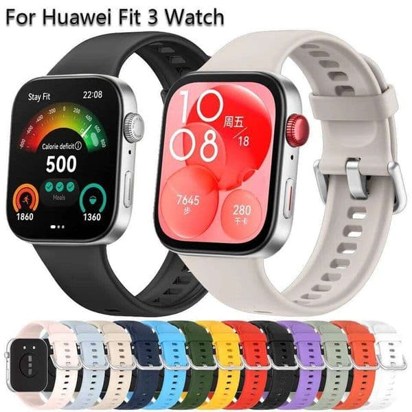 Original Silicone Strap for Watch Fit 3 Replacement Wristband Sport Bracelet Wrist Band For Fit3 Belt Accessories H260305