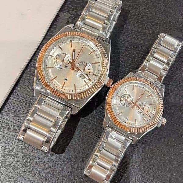 Luxury Brand Elegant Design 40mm32mm Casual Temperament Men's Women's Watch Multi-Color Optional Stainless Steel Strap Quartz Movement Couple Watch Gifts Featured