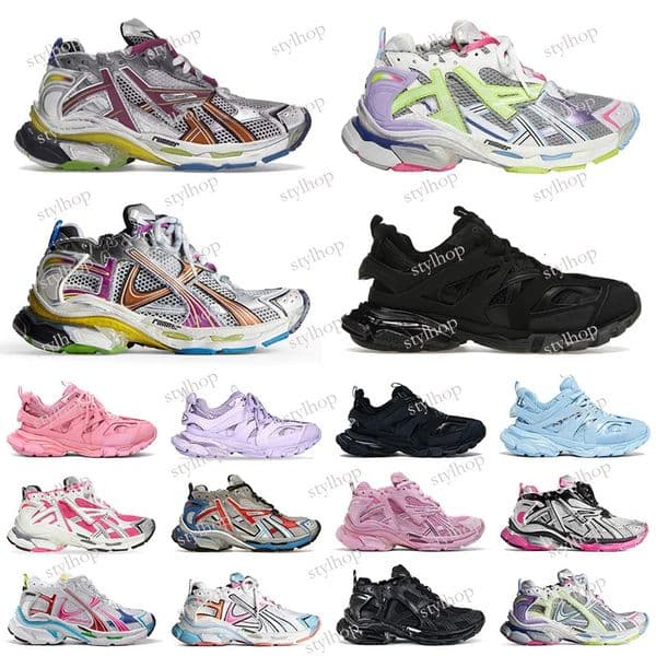Brand Sneakers Track Runners 7.0 7.5 3.0 Designer Platform All Black white Multicolor Pink Blue Grey Ancien Daddy Men Women Trainers Tennis Shoes
