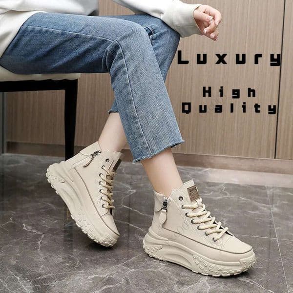 2024 New Sneakers Luxury Fashion High Top Boots Platform Casual Outdoor Running Shoes for Women Tenis De Mujer top2 A