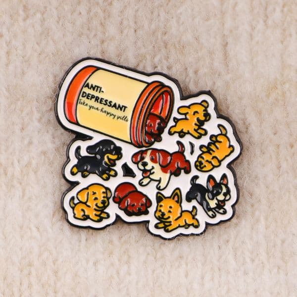 Anime pins Anime badges cartoon enamel pin Halloween dark quotes pin badge horror scary gothic japanese game tv movie film pin science fiction accessory I25
