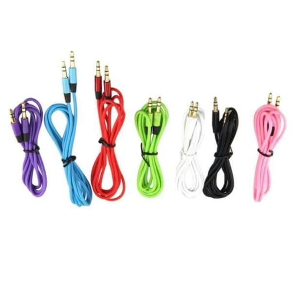 1.2m Jack 3.5mm Audio Cable Male to Male Stereo Aux Cord Headphone Speaker Wire for Phone Car Earphone PC MP4 Laptop