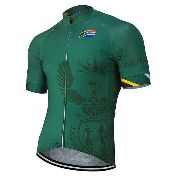 2026 Brand New Team South Africa Cycling Jersey Breathable Cycling Jerseys Short sleeve Summer Quick Dry Cloth MTB Ropa Ciclismo