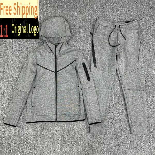 Mens Womens Nocta Hoodies Tracksuits Jackets Tracksuit Tech fleece Full Zip Hooded Sweatshirt Loose Pants Man Black White Grey Techfleece Sports Suit yeclo02