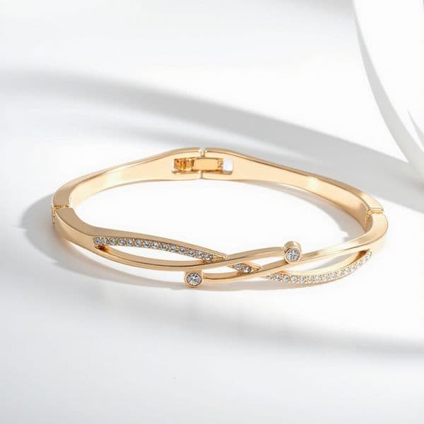 Luxury Brand Designer Jewelry Diamond Bracelet For Women Steel Bracelet Korean Style Jewelry Simple Women's Bracelet Designer Bracelet