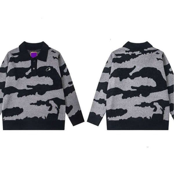 Corte Izline Sweater Designer Devils Island Jacket Set Sweatshirt Cotton Classic High Street Y2k Jumper Set Sportswear Star Alt Stack Alcatraz Tracksuit Fee