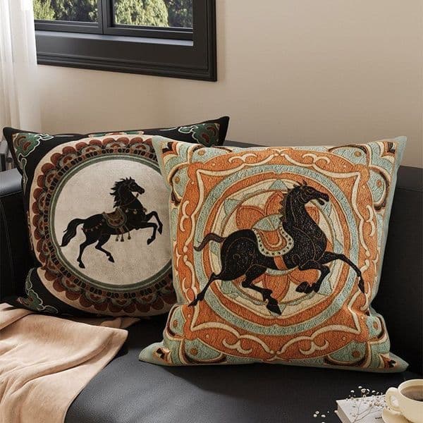 French-style sofa, retro, light luxury, high-end cushion, living room, bedroom, headboard pillow, pillowcase home decor